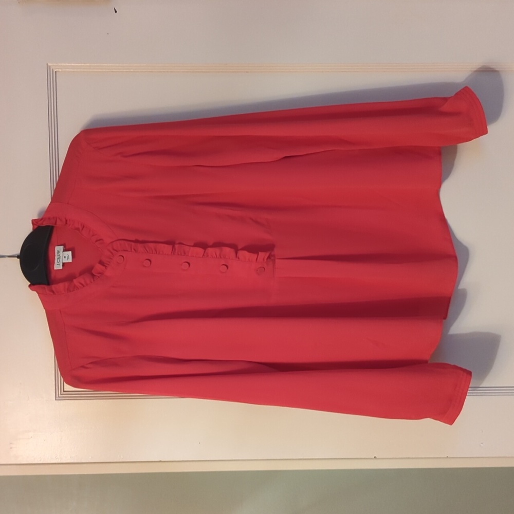 JCrew Women's pink blouse size 8